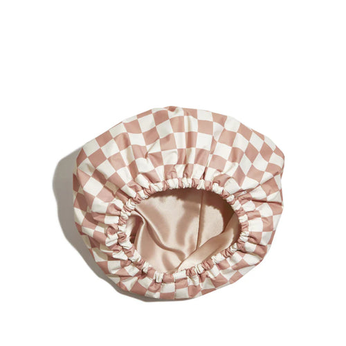 Luxury Satin Lined Shower Cap