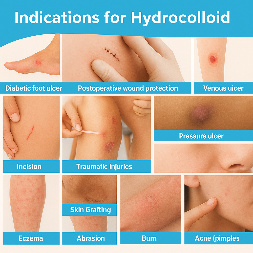 Hydrocolloid Roll for Wounds & Acne Care – Cut-to-Size, Large Hydrocol