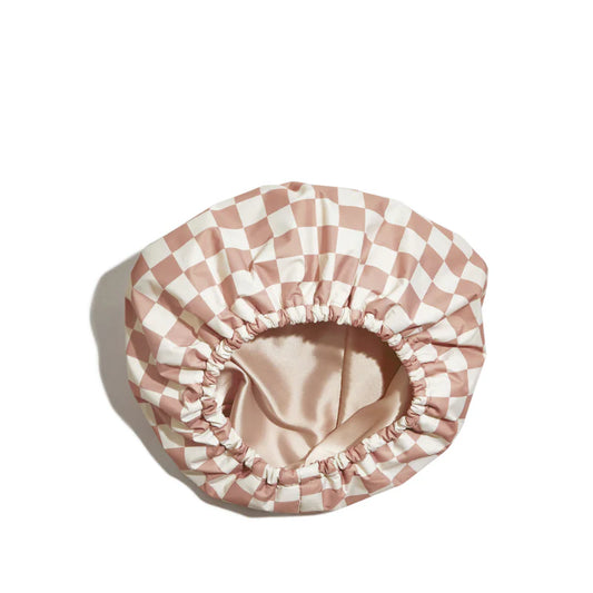 Luxury Satin Lined Shower Cap