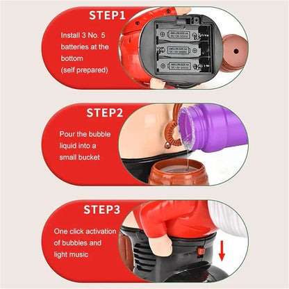 Santa Claus Bubble Blower